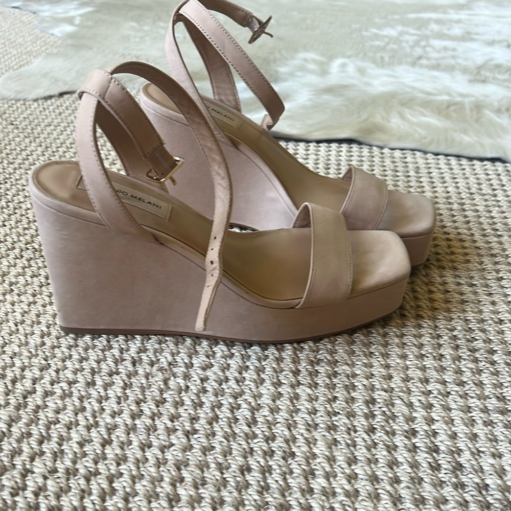 Antonio Melani wedge sandals, never worn.